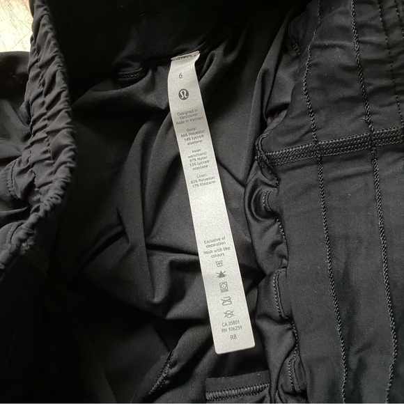 lululemon athletica NWOT Track That Short Black Athletic Shorts 5” - Picture 10 of 13